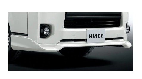 TOYOTA HIACE　トヨタ ハイエース【適合確認いたします】　フロントスポイラー【シルバーマイカメタリック】[08154-26130-B0]