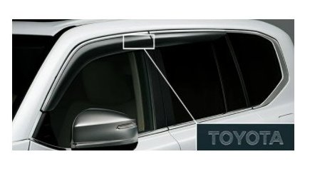TOYOTA LAND CRUISER　トヨタ ランドクルーザー【FJA300W VJA300W】　サイドバイザー(ＲＶワイド)[08162-60020]