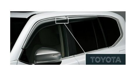 TOYOTA LAND CRUISER　トヨタ ランドクルーザー【FJA300W VJA300W】　サイドバイザー(ＲＶワイド)[08162-60030]