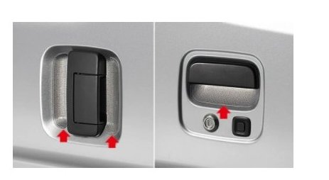 TOYOTA PIXIS VAN　トヨタ ピクシスバン【S700M S710M】　プロテクションフィルム(ドアハンドル)[08174-B5020]