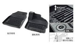 トヨタ ヤリス【MXPH10/15 MXPA10/15 KSP210】　スノー・レジャー用フロアマット(縁高タイプ)【仕様要確認】