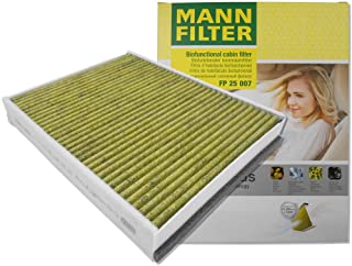 MANN　エアコンフィルター　ボルボ　フォード　V40　V40クロスカントリー　フォーカス　クーガー　FP25007　脱臭活性炭　ポリフェノール配合(三層構造)