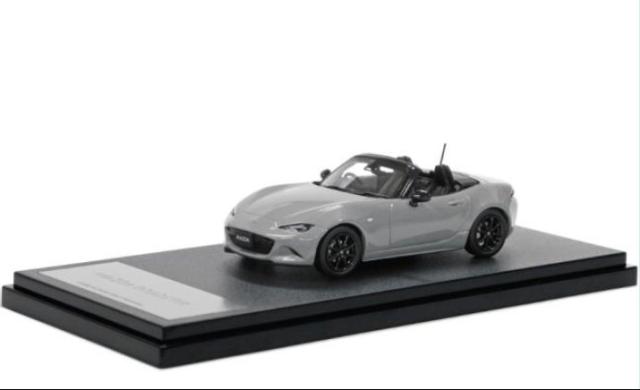 マツダコレクション　モデルカー　ミニカー　ロードスター　S Leather PKG (2024)　1/43　エアログレーメタリック　MD66V99X1C7の通販は