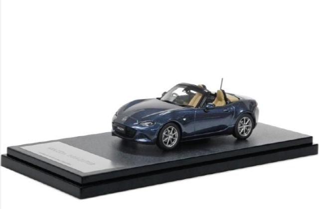マツダコレクション　モデルカー　ミニカー　ロードスター　S Leather PKG Vセレクション (2024)　1/43　ディープクリスタルブルーマイカ　MD67V99X113