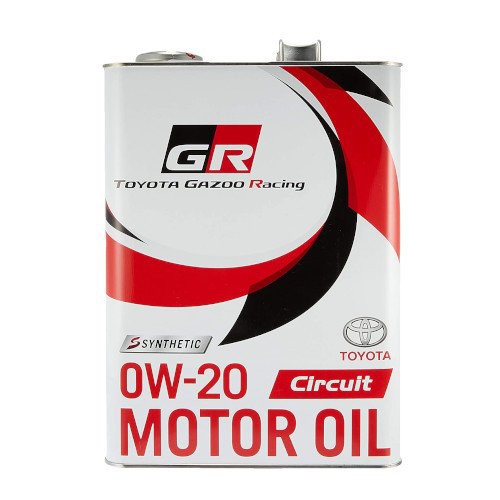 TOYOTA GAZOO Racing トヨタ純正 GR MOTOR OIL Circuit 0W-20 4L エンジンオイル 08880-12405