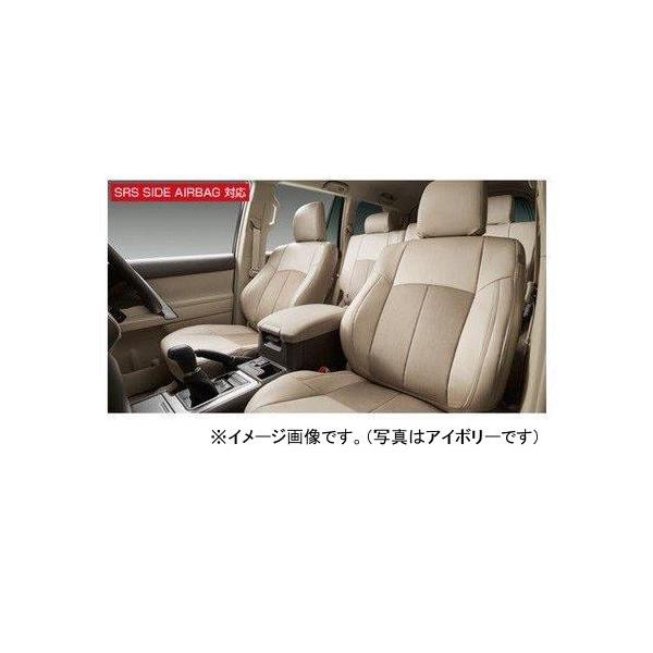 【純正：大型】トヨタ ランドクルーザープラド【GDJ151W GDJ150W TRJ150W】　革調シートカバー(５人乗り用)【ブラック】[08220-60070-C0]