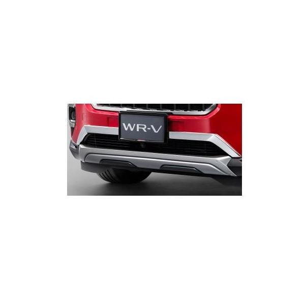 【純正：大型】HONDA WR-V【DG5】　フロントロアガーニッシュ【クロームメッキ×ストームシルバー・メタリック】[08F23-31X-000]の通販は