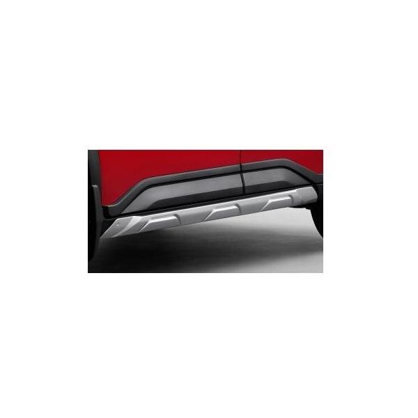 【純正：大型】HONDA WR-V【DG5】　サイドロアガーニッシュ【ストームシルバー・メタリック】[08F57-31X-000]