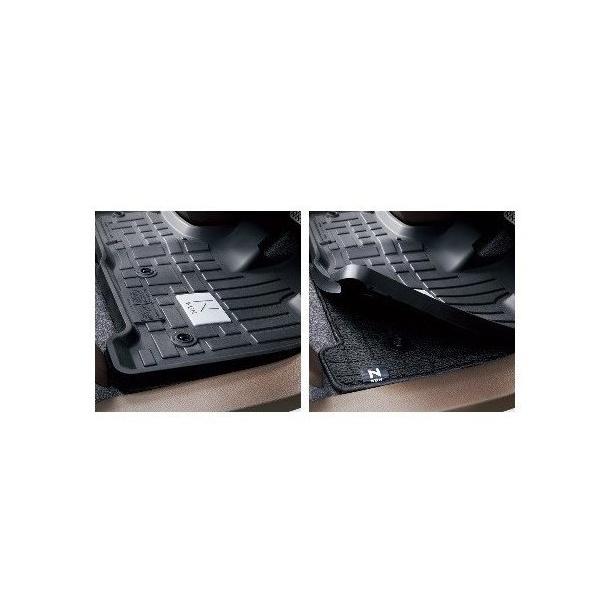 ホンダ エヌワゴン【JH3/JH4-100 JH3/JH4-200】オールシーズンマット(HondaSENSING装備無し車用)(フロント用)【ブラック】[08P18-TKR-010]