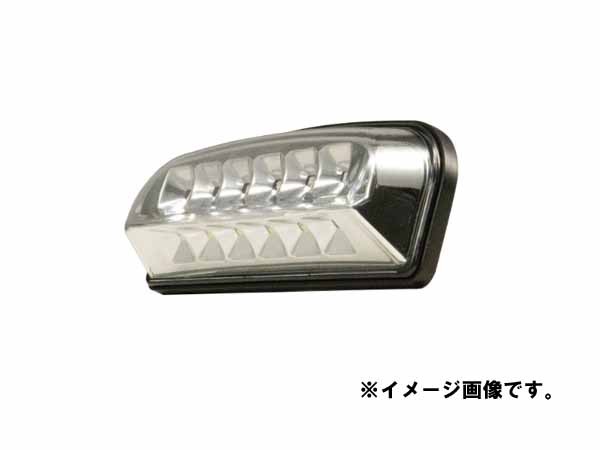 JETイノウエ　LEDデュアル路肩灯　クロームメッキ　12V/24V共用　ホワイト/レッド　527886 7,691円