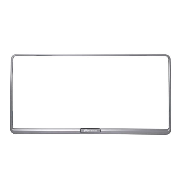 純正アクセサリー　マツダ　CX-80　KL　2024.10〜　ナンバープレートホルダー　2枚　クローム　C907 V4 021x2