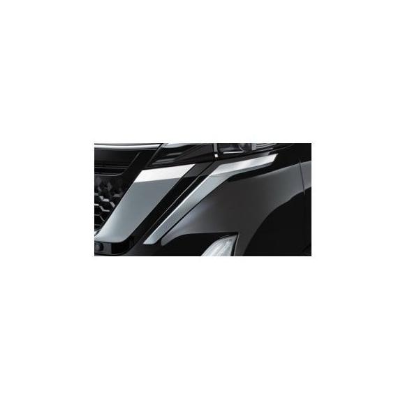 ニッサン ルークス【B44A B47A B48A】　クロームフロントバンパーフィニッシャー 【要商品仕様確認】【クロームメッキ】