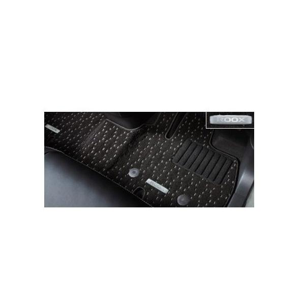 ニッサン ルークス【B44A B47A B48A】　フロアカーペット(エクセレント)(ウォークスルー無/寒冷地仕様車)【ブラック】