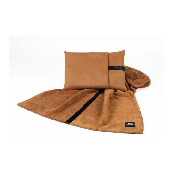 マツダコレクション　クッションブランケット　タン　MDMJW9D6T