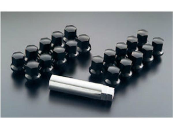 メール便可　純正アクセサリー　マツダ　アクセラ　BM/BY　後期　H28.05〜　イルミネーションアイテム　マツダスピード　ホイールナットセット　ブラ