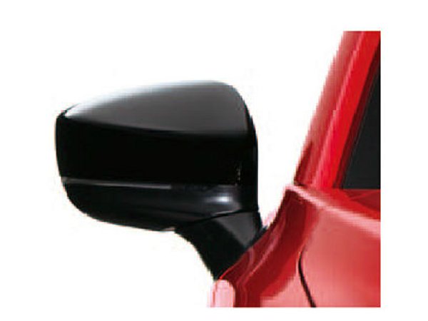 純正アクセサリー　マツダ　CX-5　KF　H28.11〜　エクステリア　ドアミラーガーニッシュ　ブリリアントブラック　K124V3650の通販は 6,985円