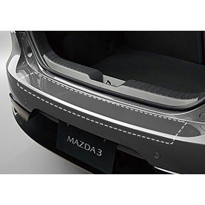 純正アクセサリー　マツダ　MAZDA3　BP　H31〜　外装用品　リアバンパープロテクションフィルム　B0L5V4130