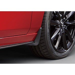 純正アクセサリー　マツダ　MAZDA3　BP　H31〜　外装用品　マッドフラップ（フロント）　BDGHV3450