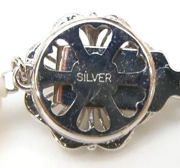 パールネックレス 7.5〜8.0ｍｍ 真珠/シルバー 37.8ｇ(48024)_3