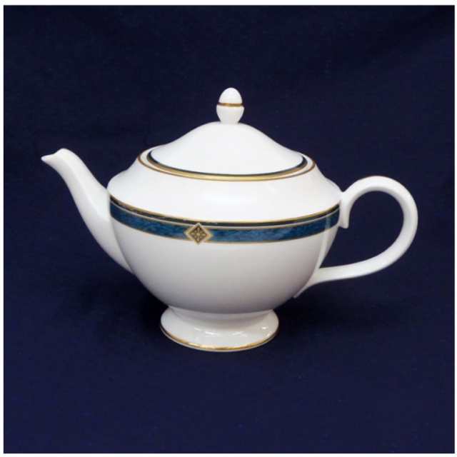 ウェッジウッド WEDGWOOD ティーポット EMBASSYコレクション 白・グリーン系(48934)