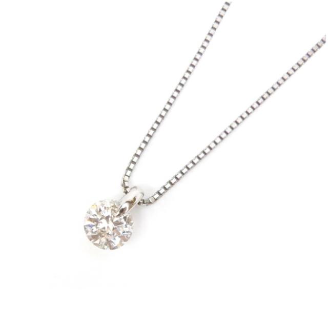 ダイヤモンドプチネックレス 1.176ct H,SI2,Good /プラチナ/Pt850,Pt950【中古】(49932)