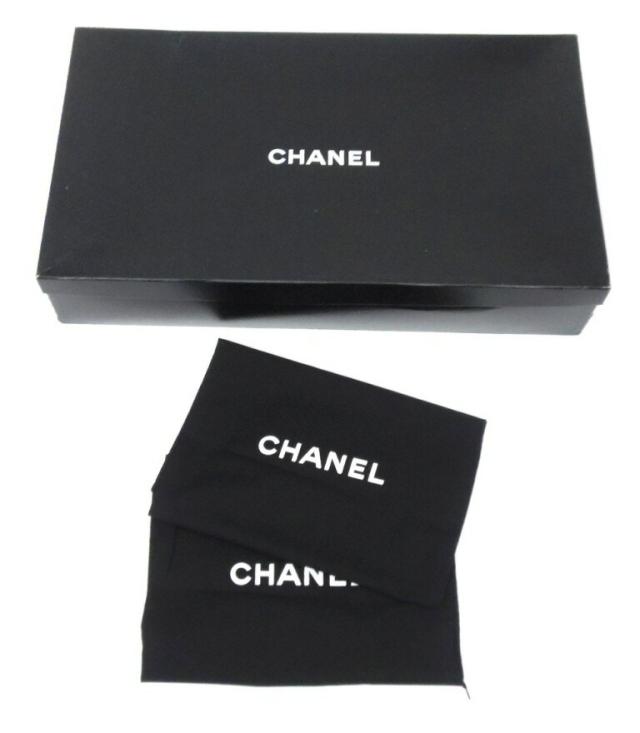 ｼｬﾈﾙ CHANEL ﾊﾗｺ ﾛﾝｸﾞﾌﾞｰﾂ 黒 38C(53594)_9