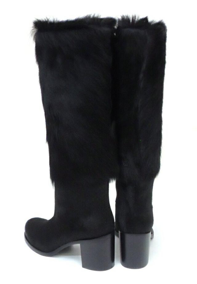 ｼｬﾈﾙ CHANEL ﾊﾗｺ ﾛﾝｸﾞﾌﾞｰﾂ 黒 38C(53594)_1