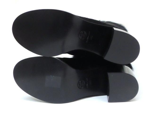 ｼｬﾈﾙ CHANEL ﾊﾗｺ ﾛﾝｸﾞﾌﾞｰﾂ 黒 38C(53594)_3