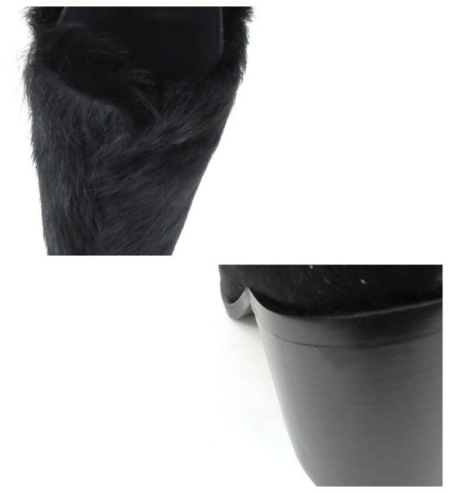 ｼｬﾈﾙ CHANEL ﾊﾗｺ ﾛﾝｸﾞﾌﾞｰﾂ 黒 38C(53594)_7