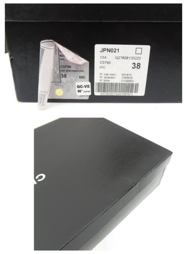 ｼｬﾈﾙ CHANEL ﾊﾗｺ ﾛﾝｸﾞﾌﾞｰﾂ 黒 38C(53594)_8