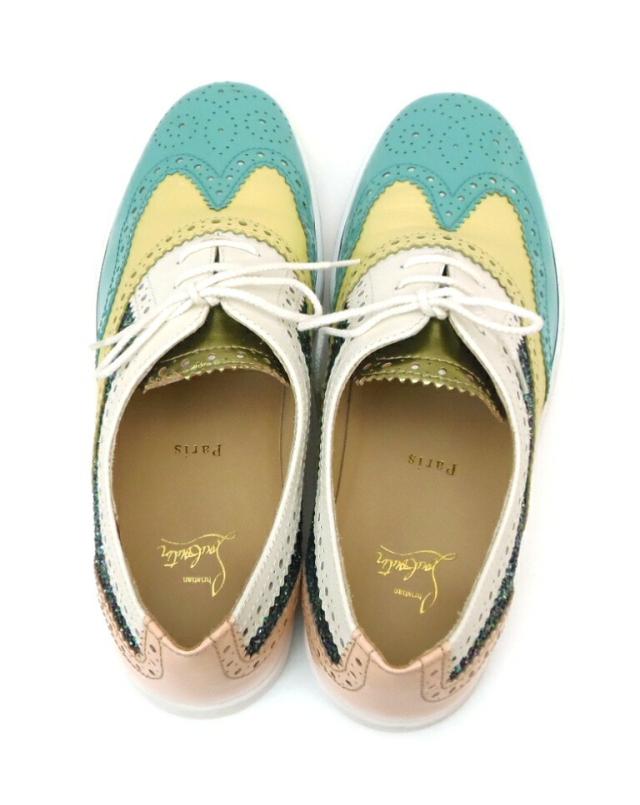 クリスチャンルブタン Christian Louboutin ローカットスニーカー スパンコール マルチ 42 【中古】(55477) クリスチャンルブタン Christian Louboutin ローカットスニーカー