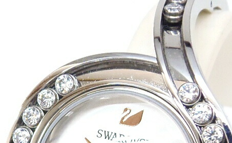 ｽﾜﾛﾌｽｷｰ 腕時計 ﾊﾞﾝｸﾞﾙｳｫｯﾁ ﾗﾌﾞﾘｰｸﾘｽﾀﾙ 5452492 ｼﾙﾊﾞｰ 【中古】(57881)_7