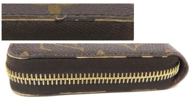 ﾙｲ･ｳﾞｨﾄﾝ 長財布 ｼﾞｯﾋﾟｰｳｫﾚｯﾄ M60017 ﾓﾉｸﾞﾗﾑ 【中古】(58829)_5