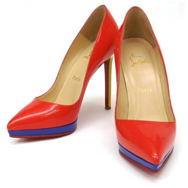 Christian Louboutin エナメルパンプス 37