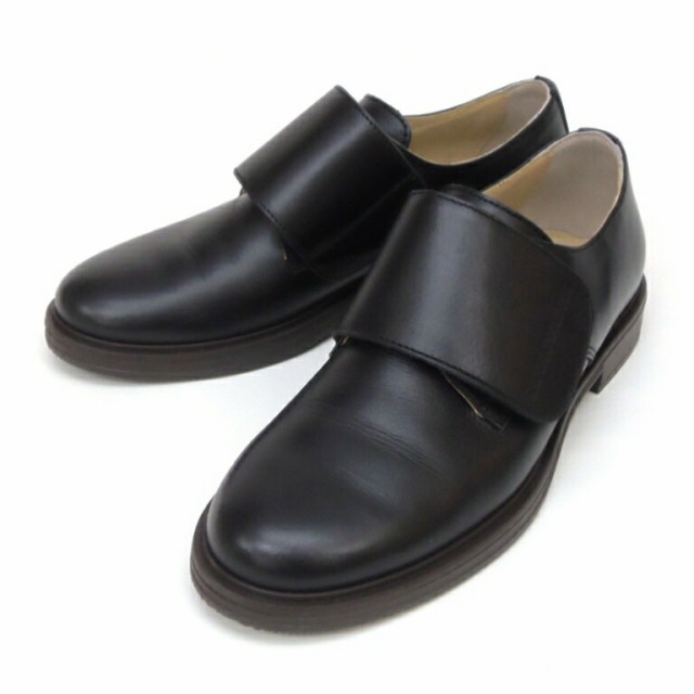 EMPORIO ARMANI ﾌｫｰﾏﾙ靴 ﾌｫｰﾏﾙｼｭｰｽﾞ 革靴 黒 35 (60076) - 靴（ジュニア）