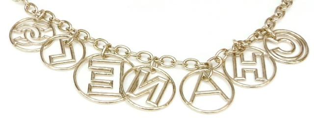 シャネル CHANEL チェーンベルト ココマーク ロゴ B17 ゴールド 【中古