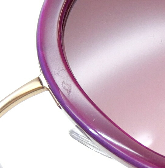 BVLGARI サングラス 53□22-140 ラインストーン 8196B パープル 【中古】(62873)_7