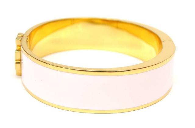 TORY BURCH バングル キラ エナメル 14MM ブレスレット ピンク【中古】(63773)_2