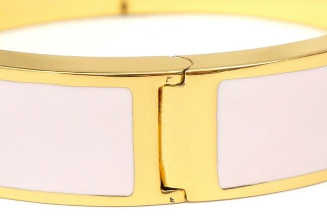 TORY BURCH バングル キラ エナメル 14MM ブレスレット ピンク【中古】(63773)_5