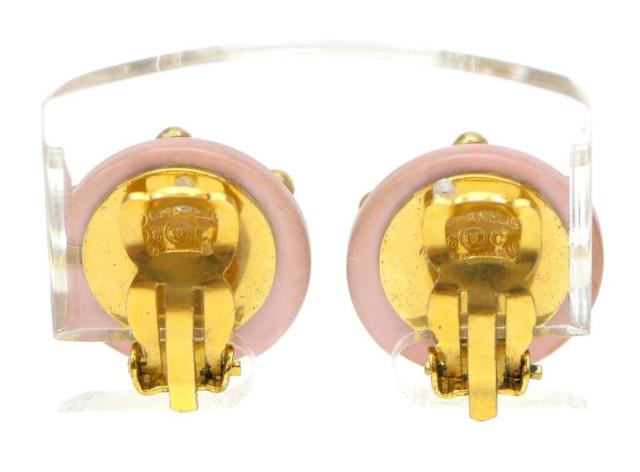 シャネル CHANEL ココマーク イヤリング 96C ピンク 【中古】(63871)_1