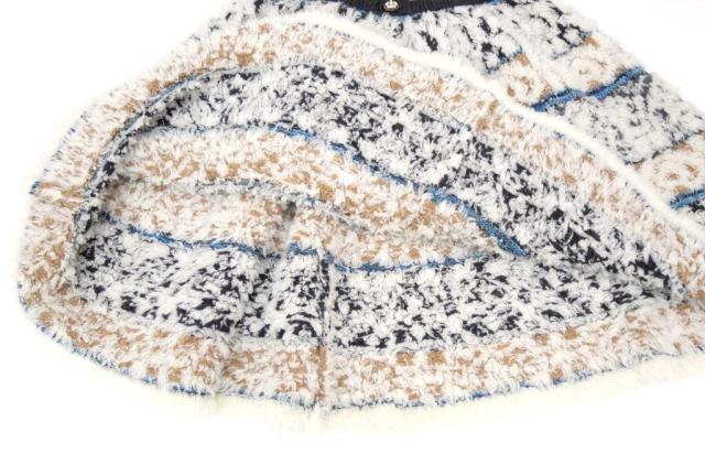 CHANEL カーディガンドッキングワンピース P62541K48057 ブラウン