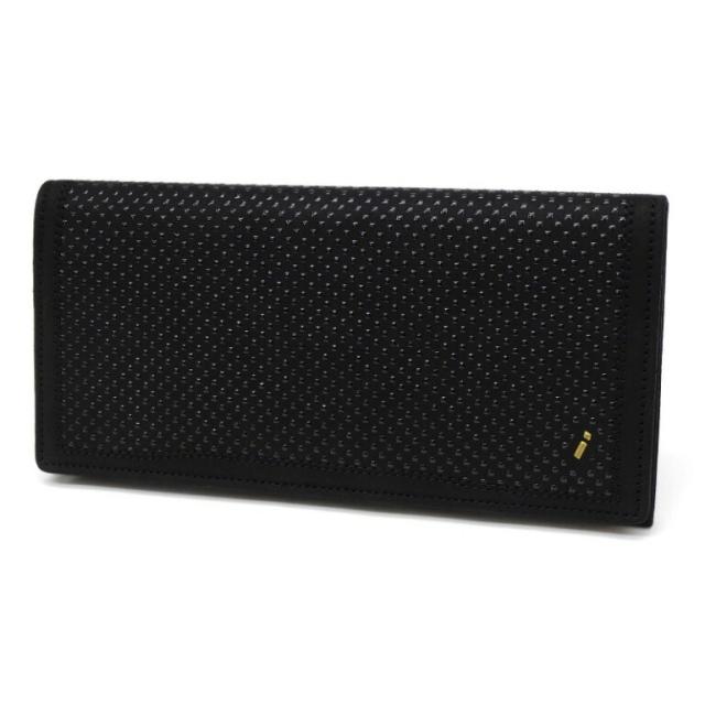 印傳屋 長財布 イルミナ カード＆札入れ 8101 黒(63922)