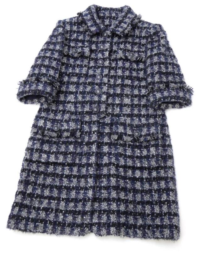 シャネル CHANEL ツイード セットアップ スカートスーツ 【難あり 
