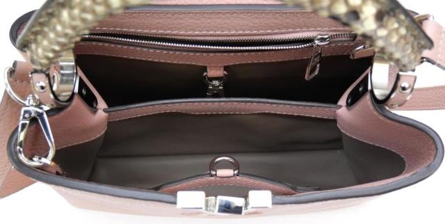 ルイヴィトン LOUISVUITTON ショルダーバッグ カプシーヌ BB パイソン