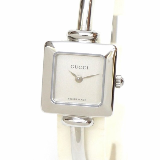 GUCCI 腕時計 バングルウォッチ クオーツ 1900L シルバー盤 ステンレススチール 【中古】(64489)