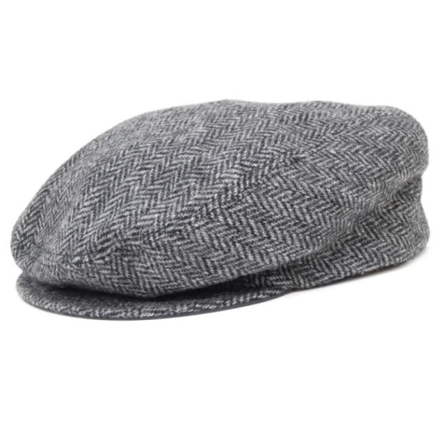 ドルチェ＆ガッバーナ Dolce&Gabbana ハンチング帽 ヘリンボーン 2WAY グレー ウール 【中古】(64960)の通販は