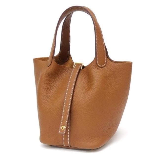エルメス HERMES ハンドバッグ ピコタンロックPM G金具 U刻印 ゴールド トリヨンクレマンス(65505)