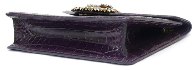 ドルチェ＆ガッバーナ Dolce&Gabbana チェーンショルダーバッグ 型押し 