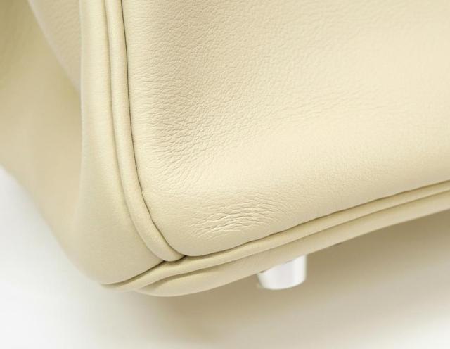 エルメス HERMES ハンドバッグ バーキン25 SV金具 □N刻印 ベージュ系