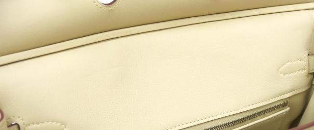 エルメス HERMES ハンドバッグ バーキン25 SV金具 □N刻印 ベージュ系